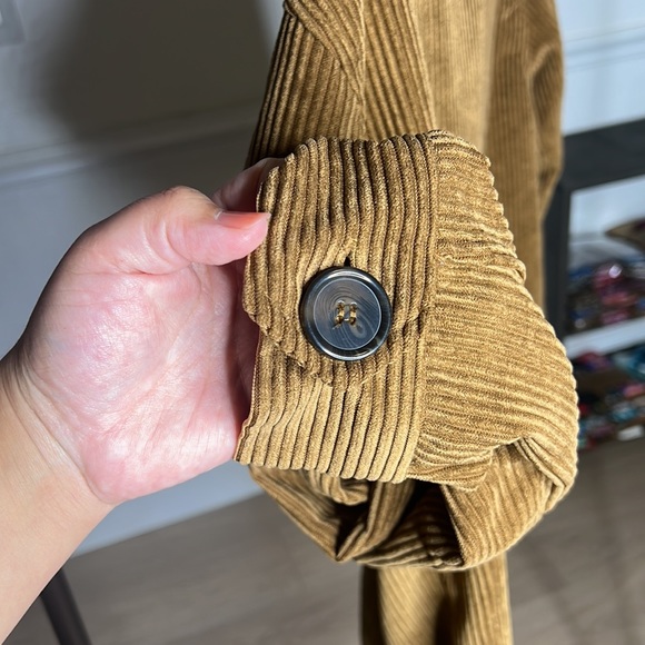 Jason Maxwell Corduroy Brown Button Down Shirt/ Jacket - Picture 6 of 6